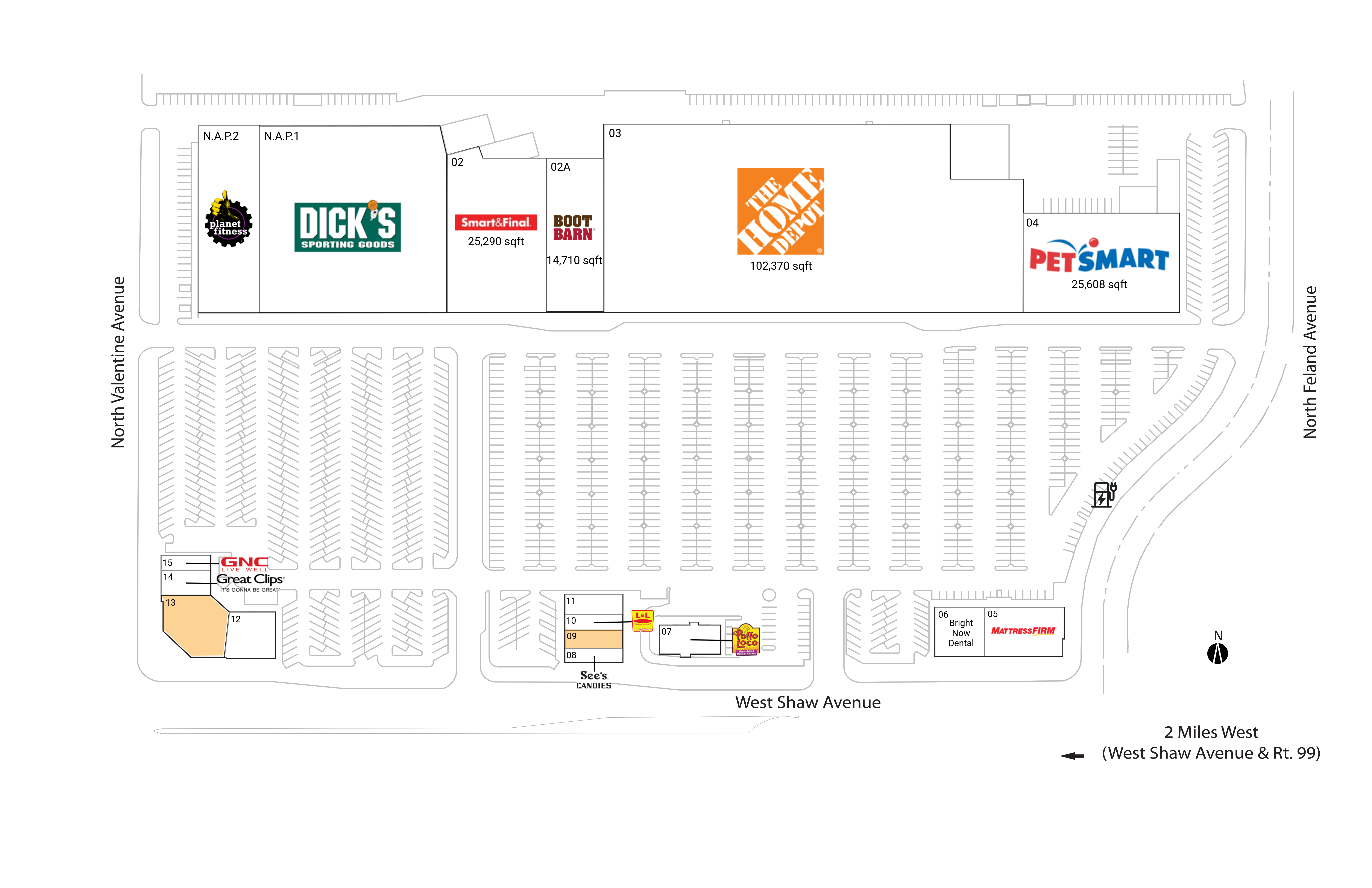 Fresno Ca Available Retail Space Restaurant Space For Lease